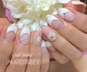 French × flower Nail♪
