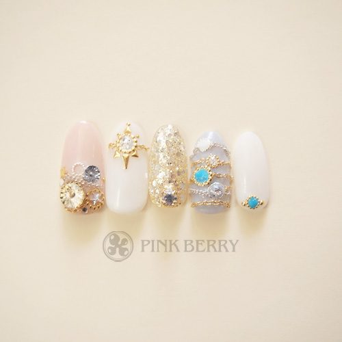 トレンドアートネイルStar-ChestNail | 松山市ネイルサロンピンクベリー
