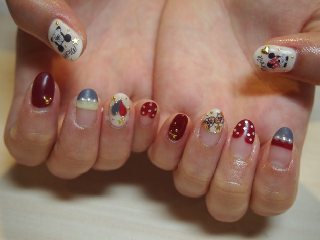 ディズニーネイル｜松山市ネイルサロンピンクベリー