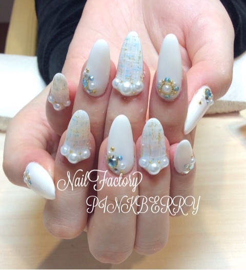 ツイードネイル｜松山市ネイルサロンピンクべりー