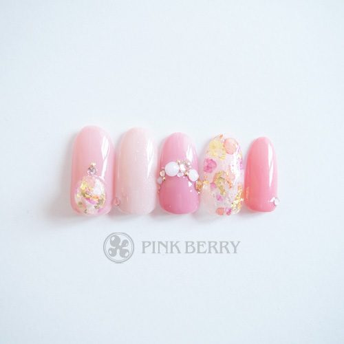トレンドアートネイルjuicy_bloomNail | 松山市ネイルサロンピンクベリー