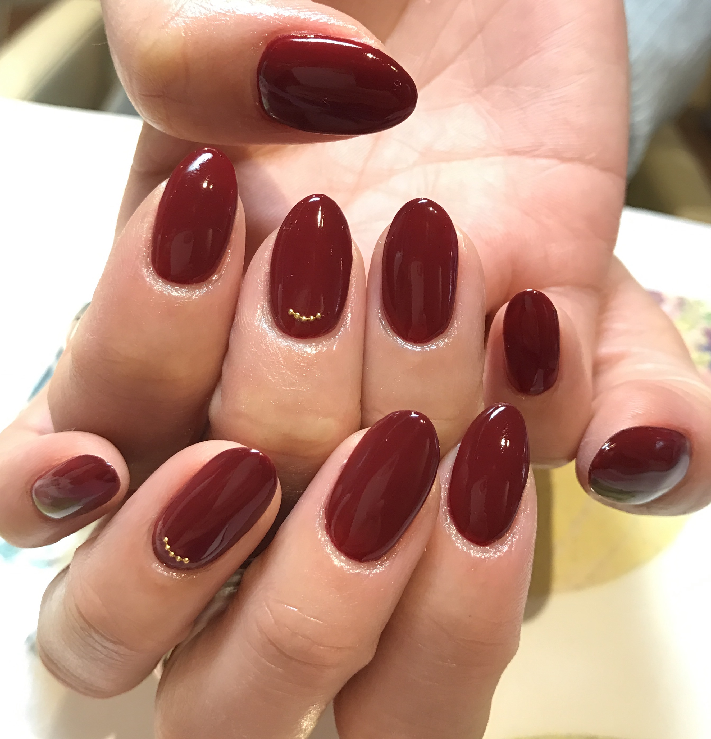 ボルドーネイル｜松山市ネイルサロンピンクベリー