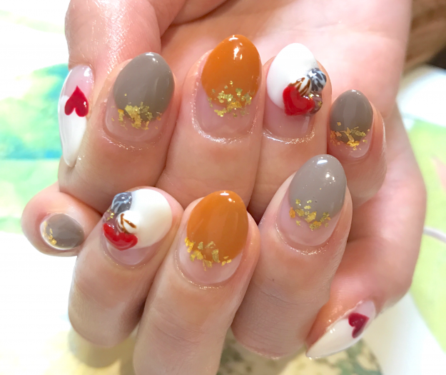 バレンタインネイル｜松山市ネイルサロンピンクベリー