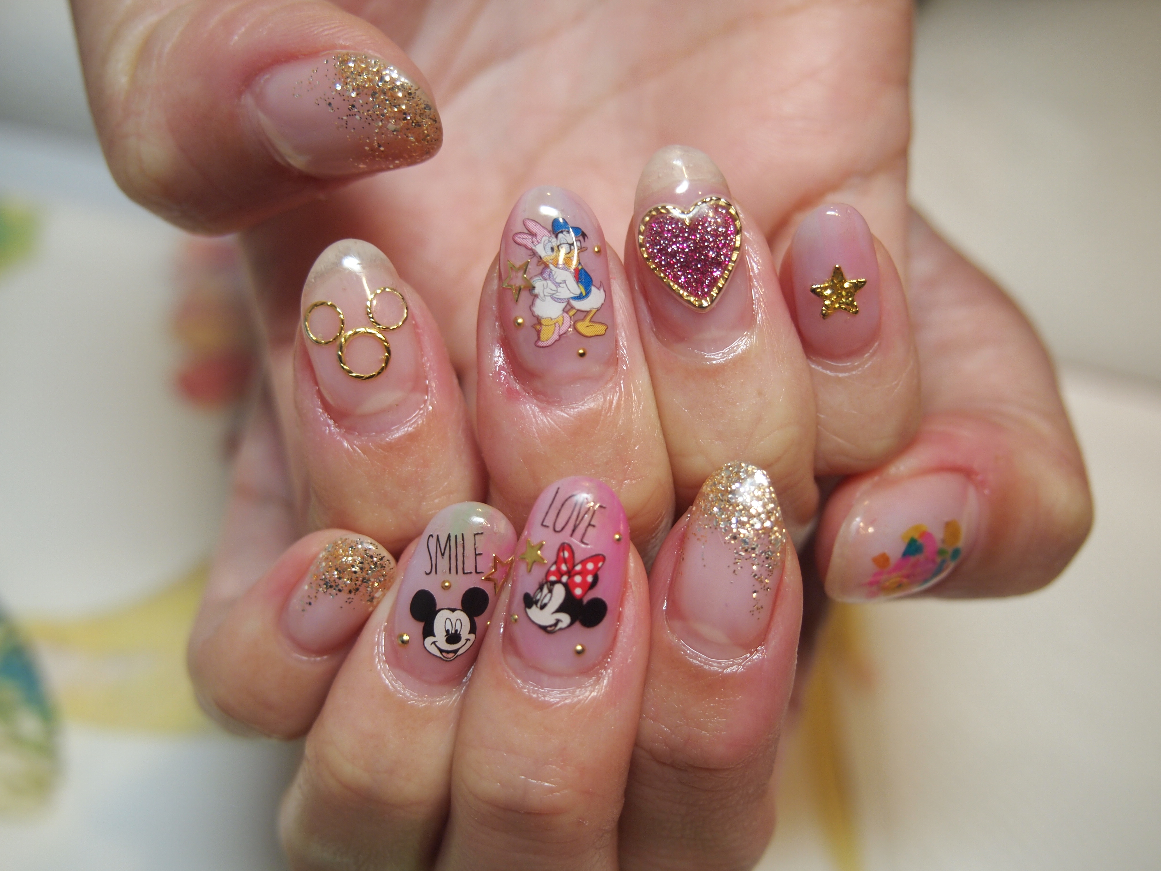 ディズニーネイル｜松山市ネイルサロンピンクベリー