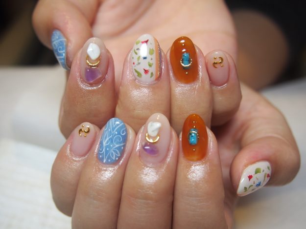 カジュアルネイル｜松山市ネイルサロンピンクベリー