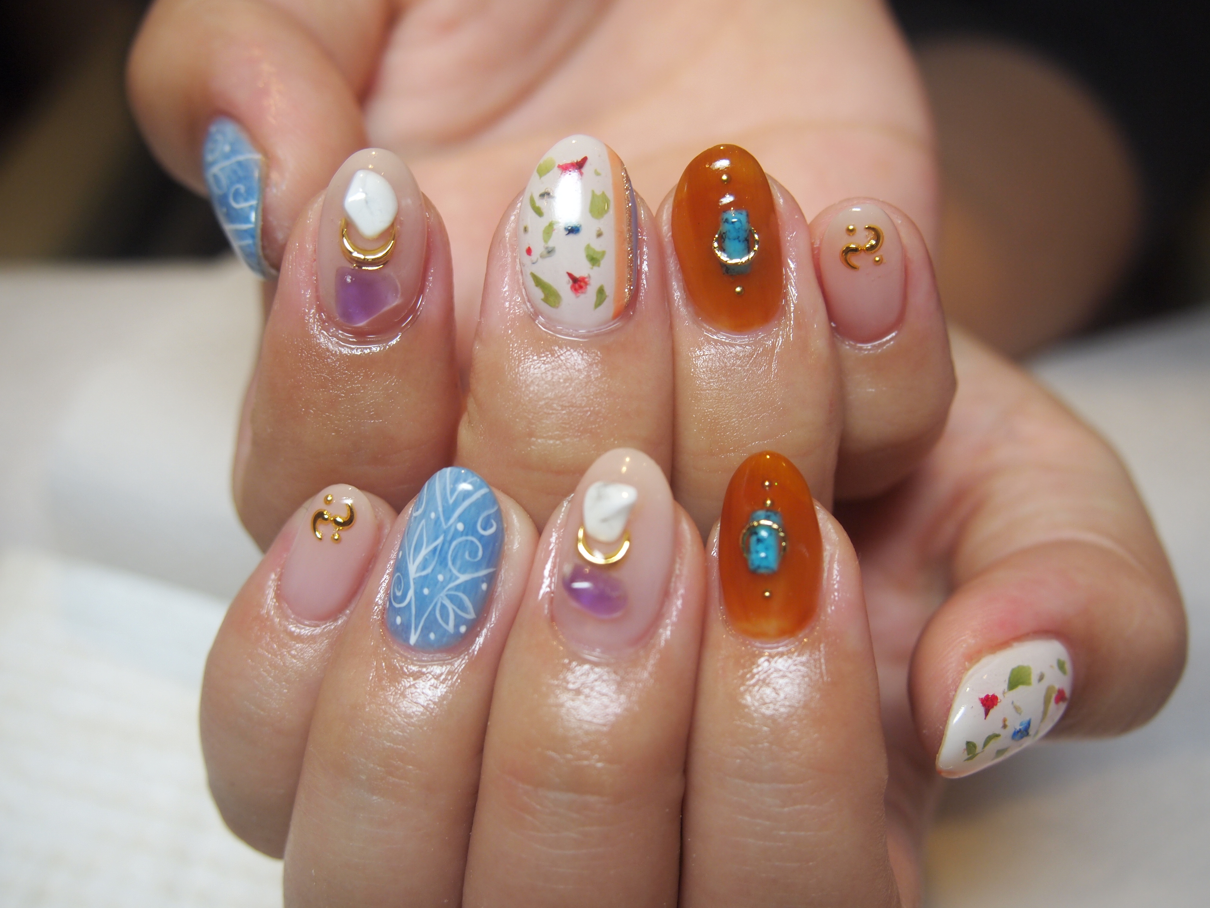 カジュアルネイル｜松山市ネイルサロンピンクベリー