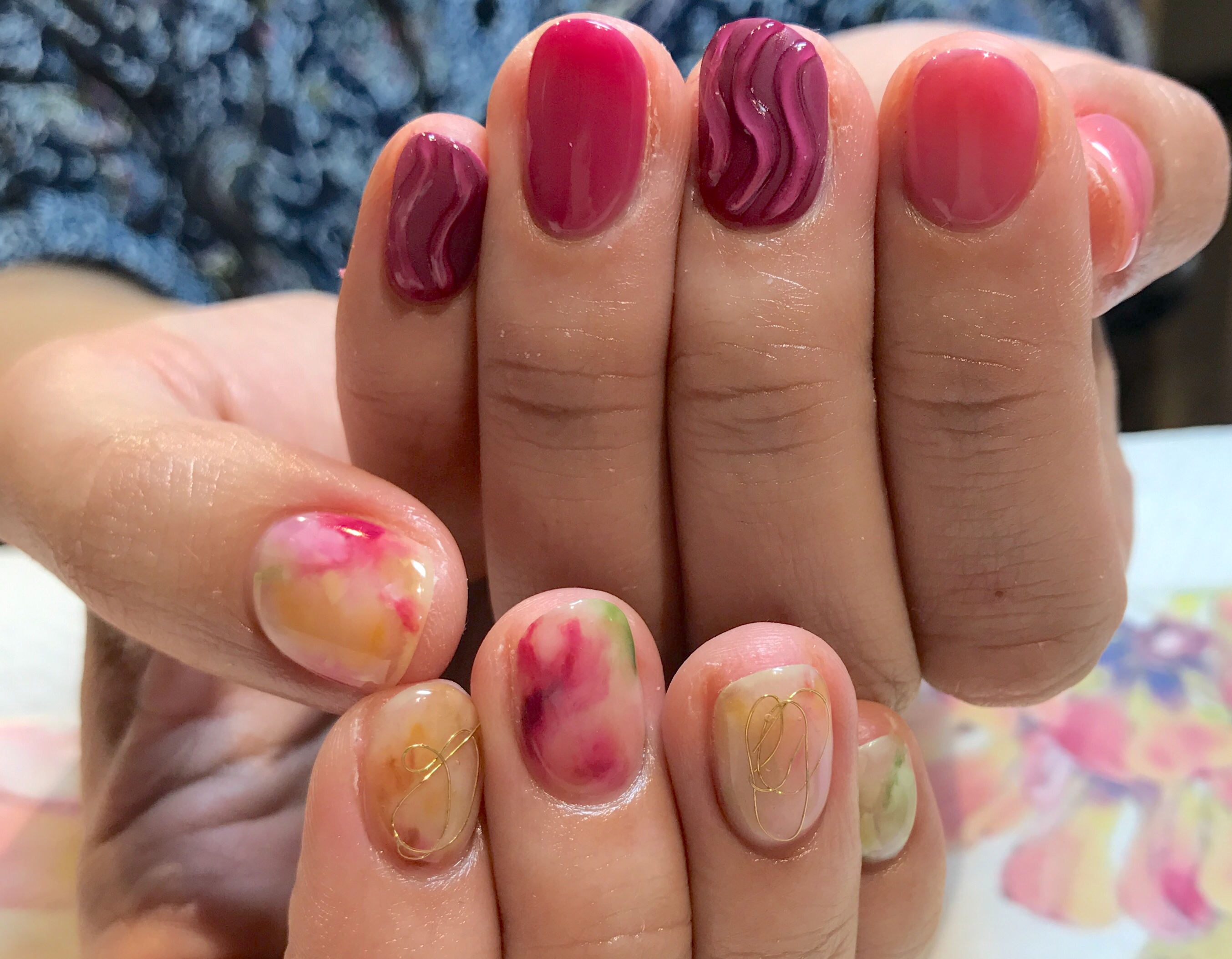 アートネイル｜松山市ネイルサロンピンクベリー