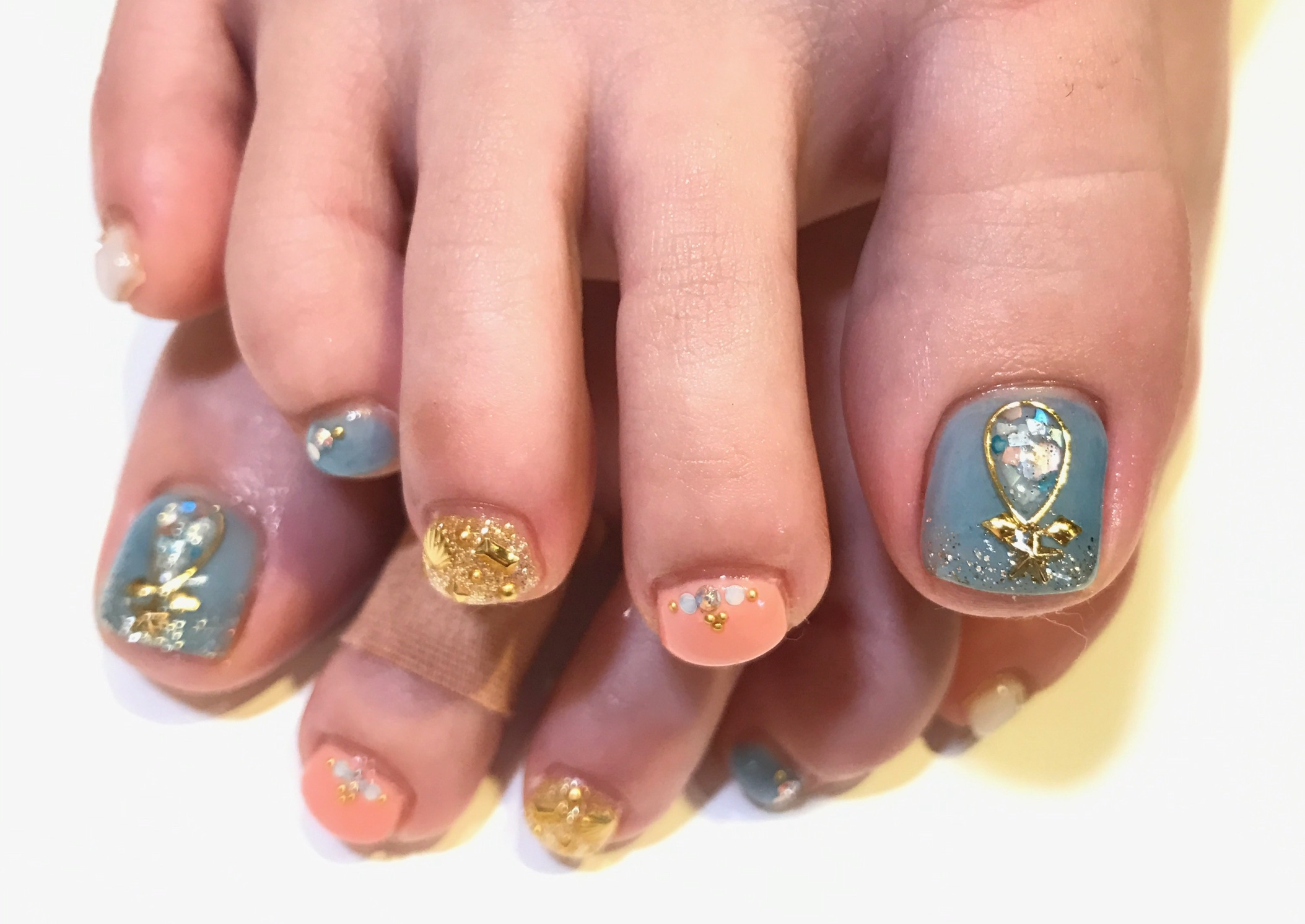 ブルーネイル｜松山市ネイルサロンピンクベリー