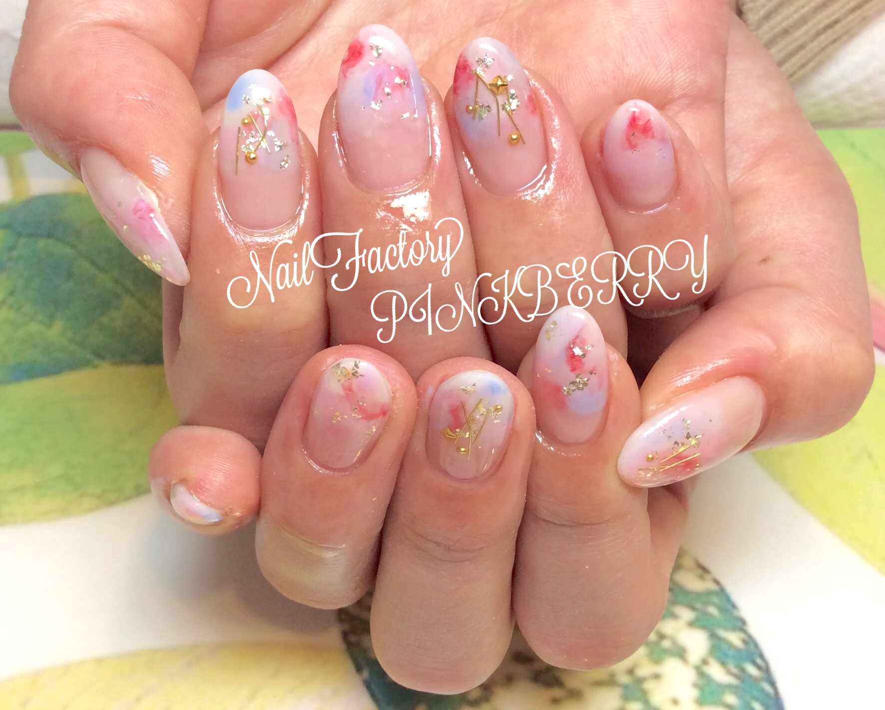 カラフルネイル｜松山市ネイルサロンピンクベリー