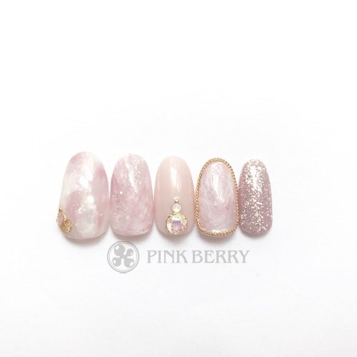 トレンドアートネイCherry_wingNail| 松山市ネイルサロンピンクベリー