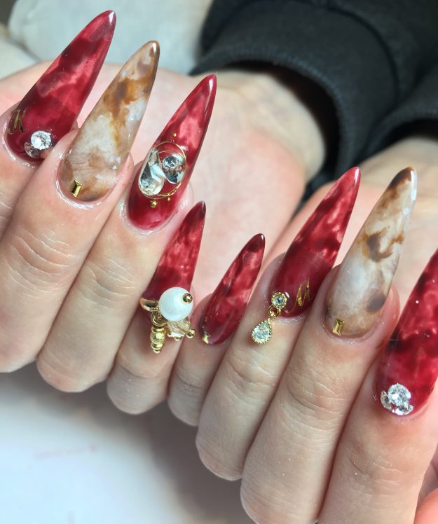 スカルプネイル｜松山市ネイルサロンピンクベリー