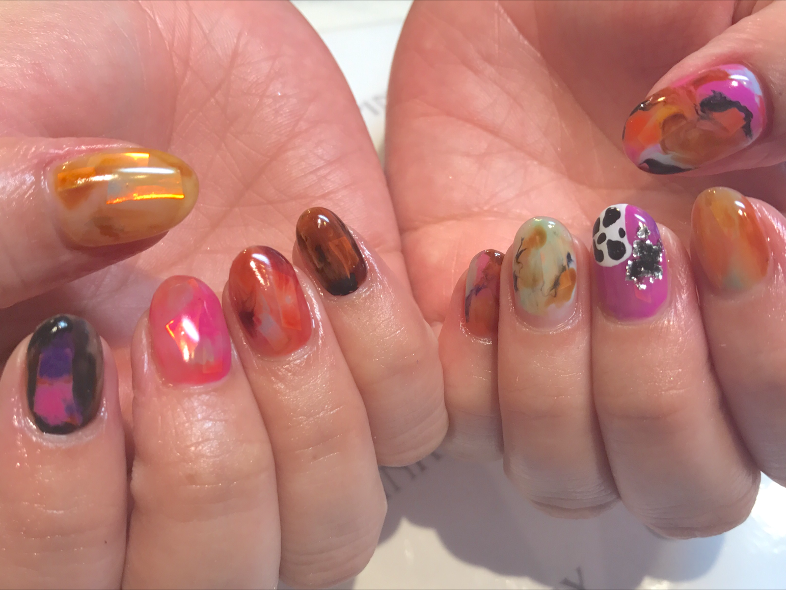 カジュアルネイル｜松山市ネイルサロンピンクベリー