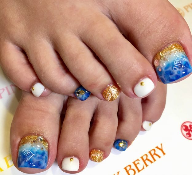 夏ネイル｜松山市ネイルサロンピンクベリー