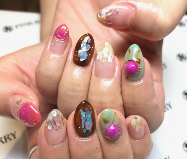 アートネイル｜松山市ネイルサロンピンクベリー