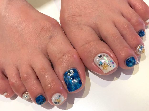 ブルーネイル｜松山市ネイルサロンピンクベリー