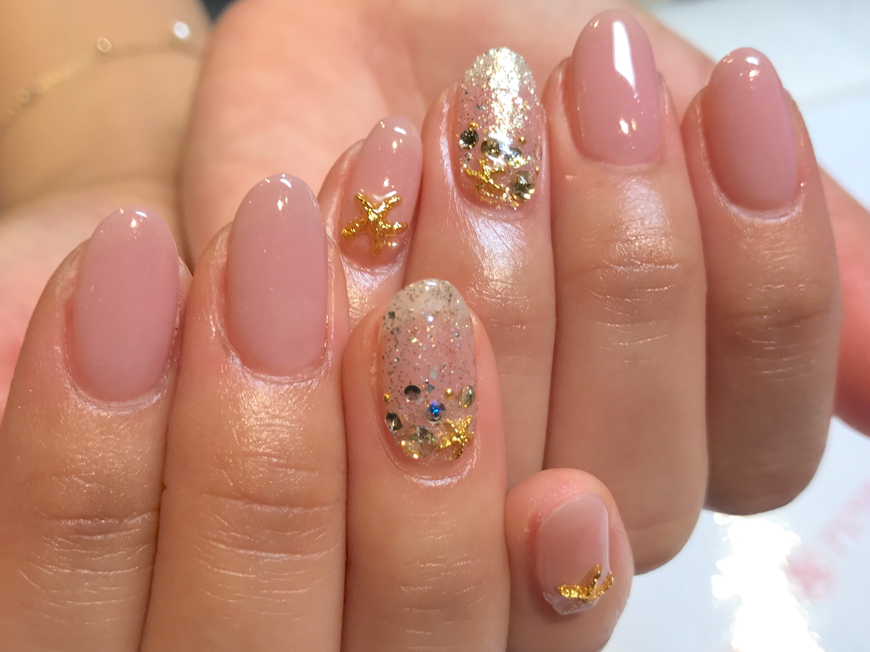 シンプルネイル｜松山市ネイルサロンピンクベリー