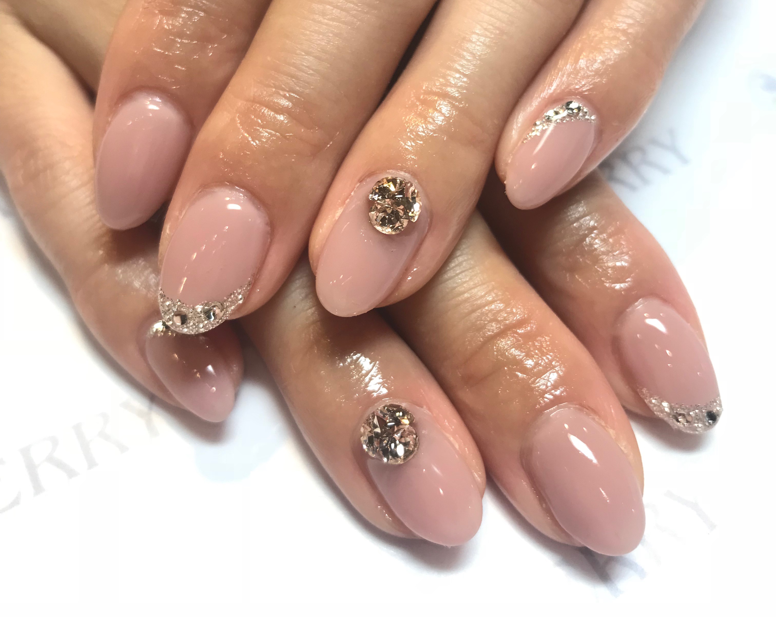 シンプルネイル｜松山市ネイルサロンピンクベリー