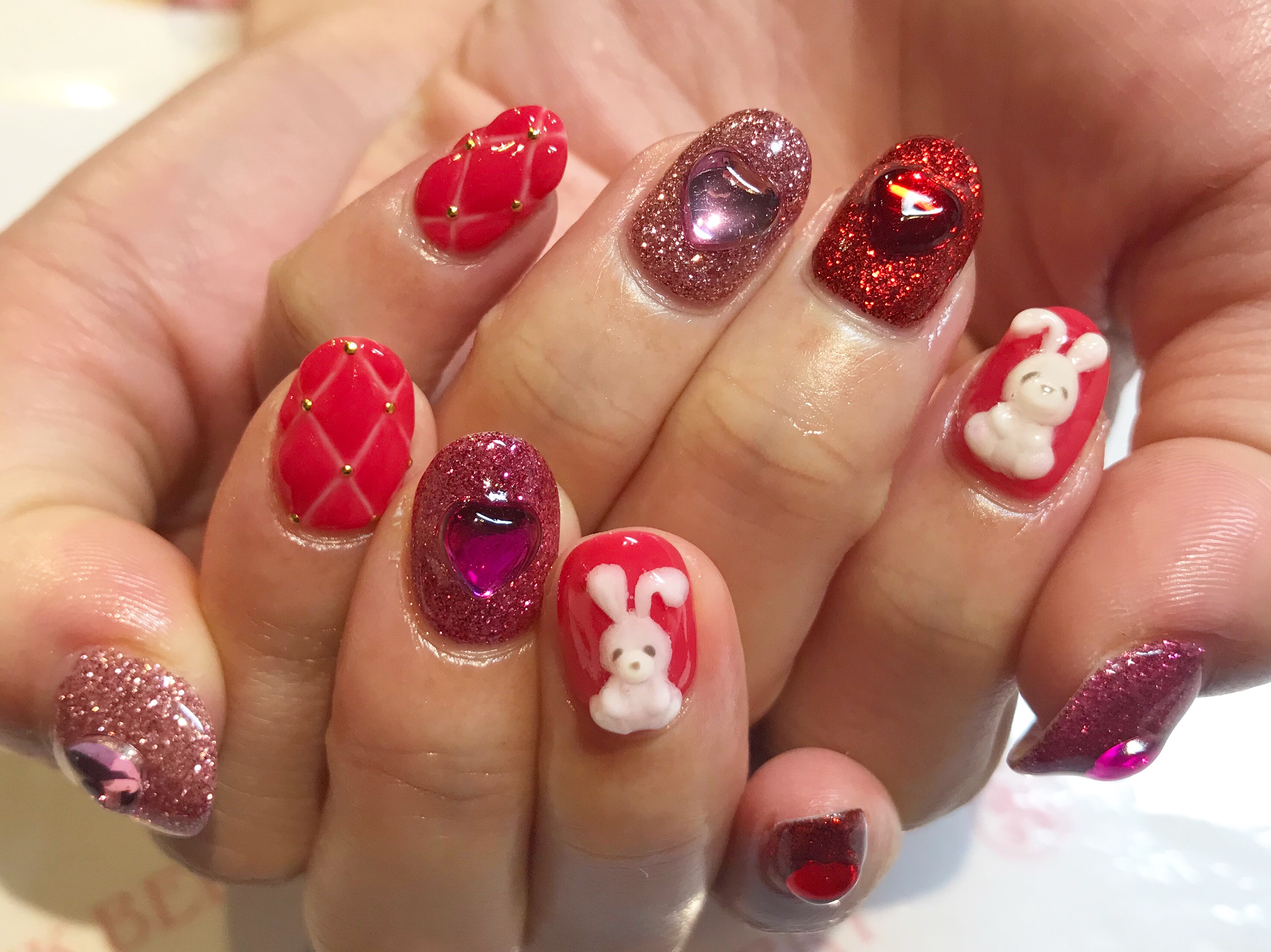 ウサギネイル｜松山市ネイルサロンピンクベリー