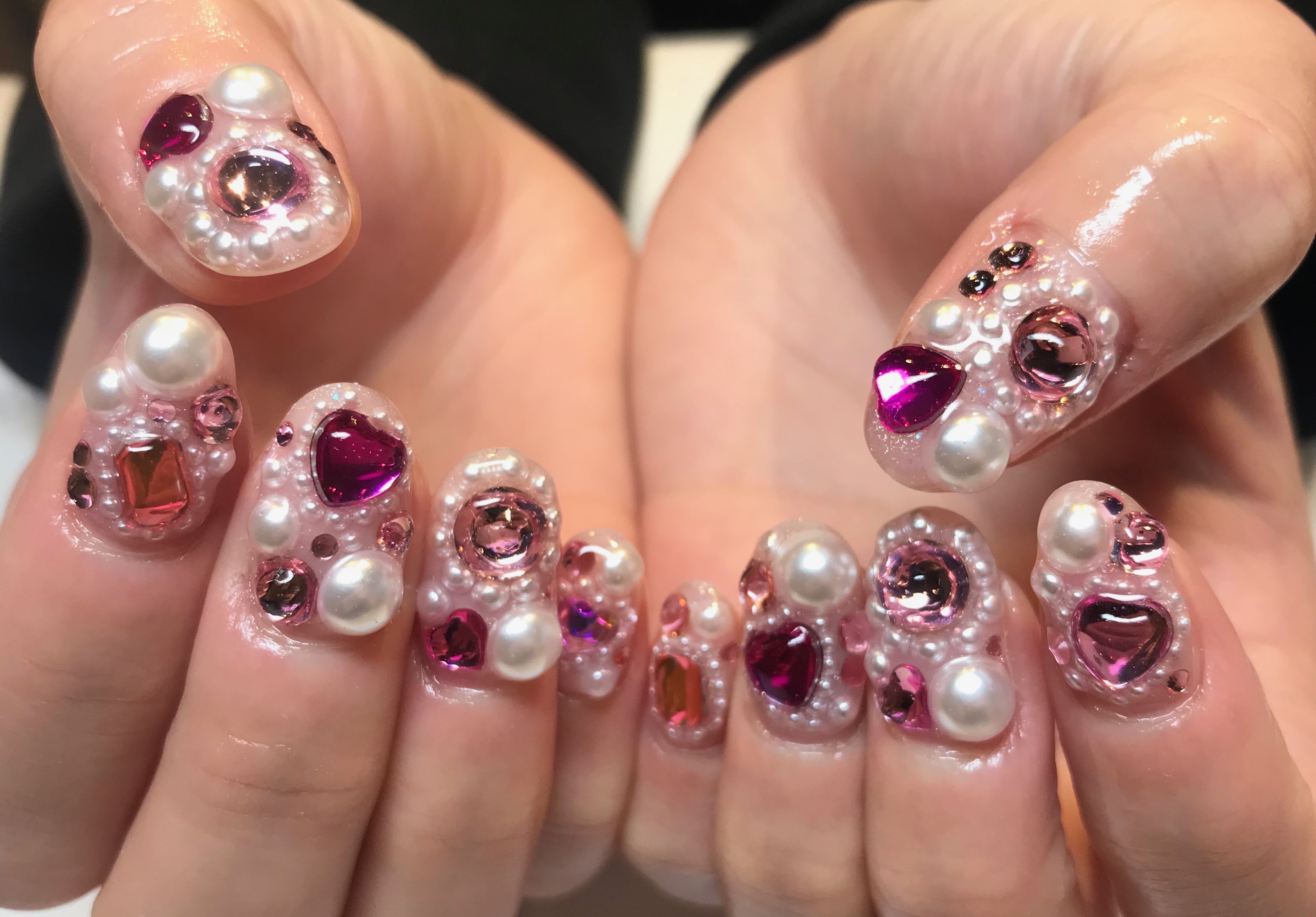 ガーリーネイル｜松山市ネイルサロンピンクベリー