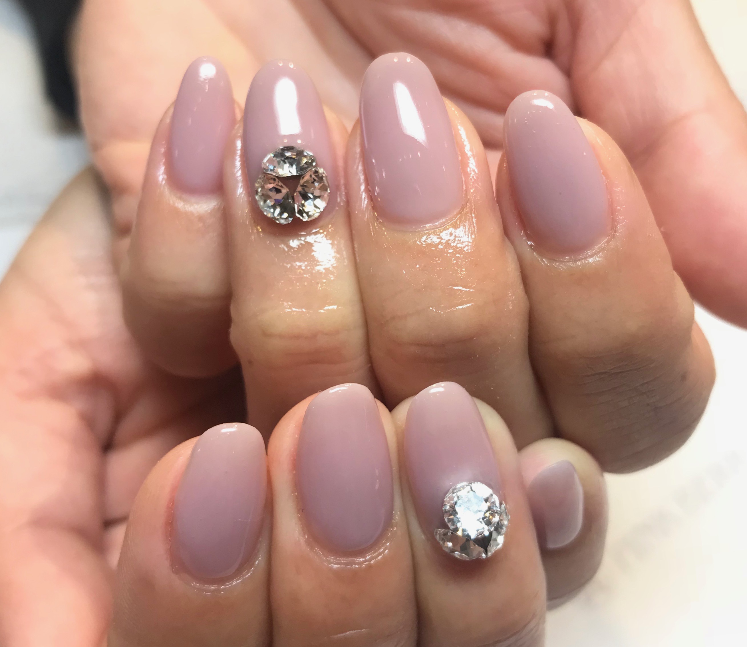 シンプルネイル｜松山市ネイルサロンピンクベリー