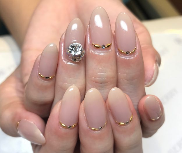 シンプルネイル｜松山市ネイルサロンピンクベリー