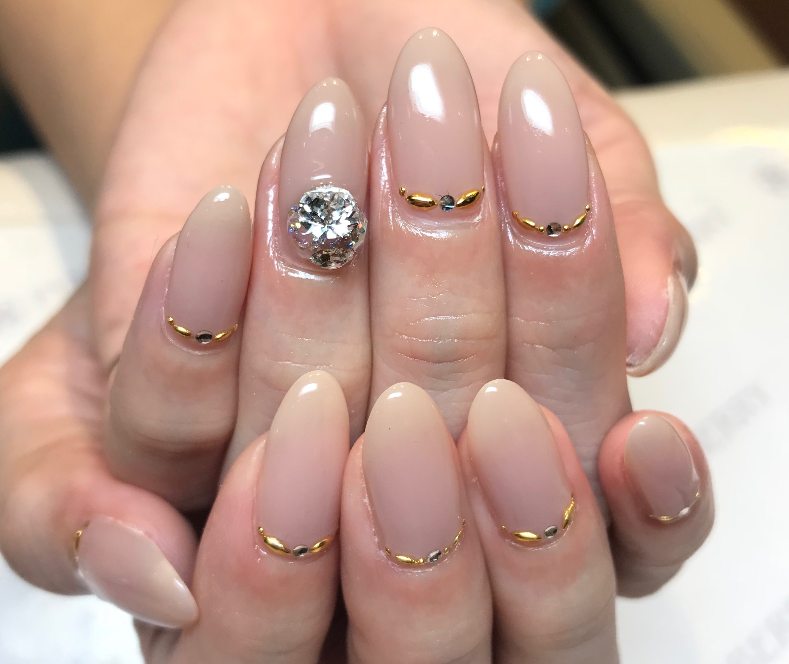 シンプルネイル｜松山市ネイルサロンピンクベリー