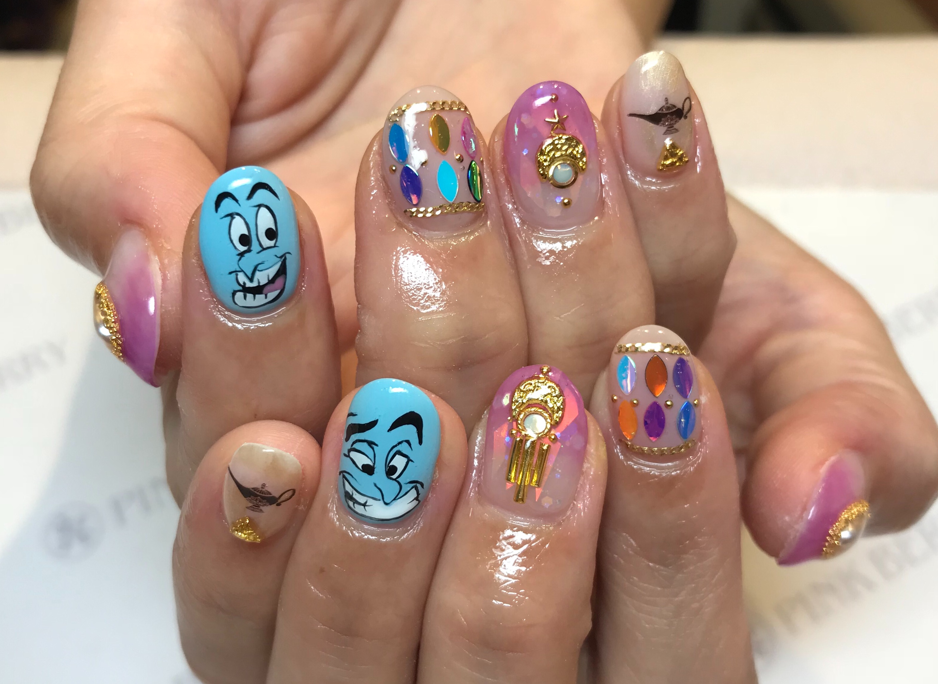 ディズニーネイル｜松山市ネイルサロンピンクベリー